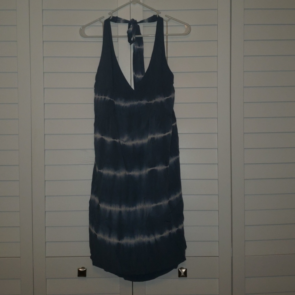 Tie-dye Halter Dress
